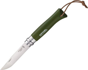 Opinel No8 Trekking, Kahaki Green