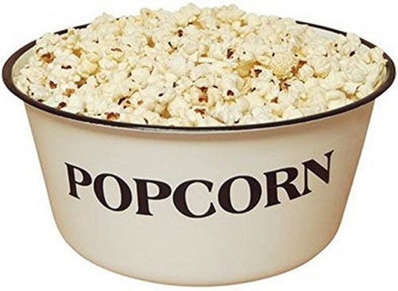 Enamelware Popcorn Bowl